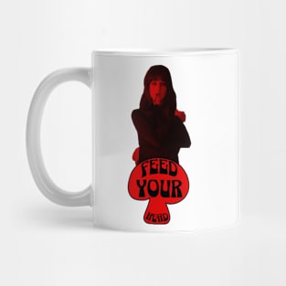 Feed Your Head (Black and Red) Mug